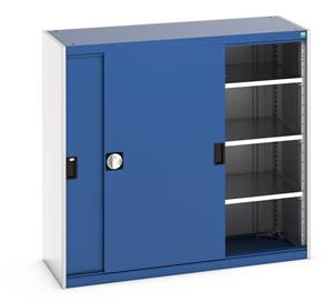 Bott Cubio Cupboard with Sliding Doors 1200H x1300Wx525mmD Bott Cubio Sliding Solid Door Cupboards with shelves and drawers 1600mm high option available 24/40014061.11 Bott Cubio Cupboard with Sliding Doors 1200H x1300Wx525mmD.jpg